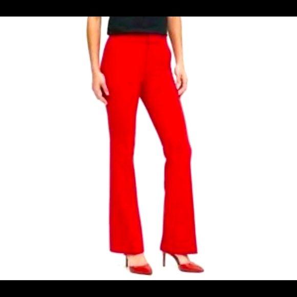 Banana Republic Pants - Banana Republic High Rise Flare Red Pants 1 left only